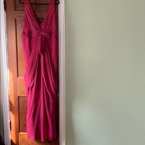 Magenta White by Vera Wang gown